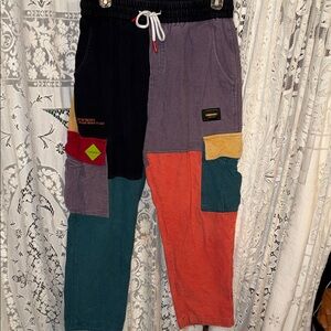 Corduroy Patchwork Men's pants